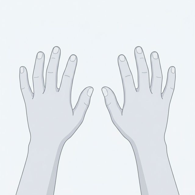 Placeholder Guide for Hand Placement